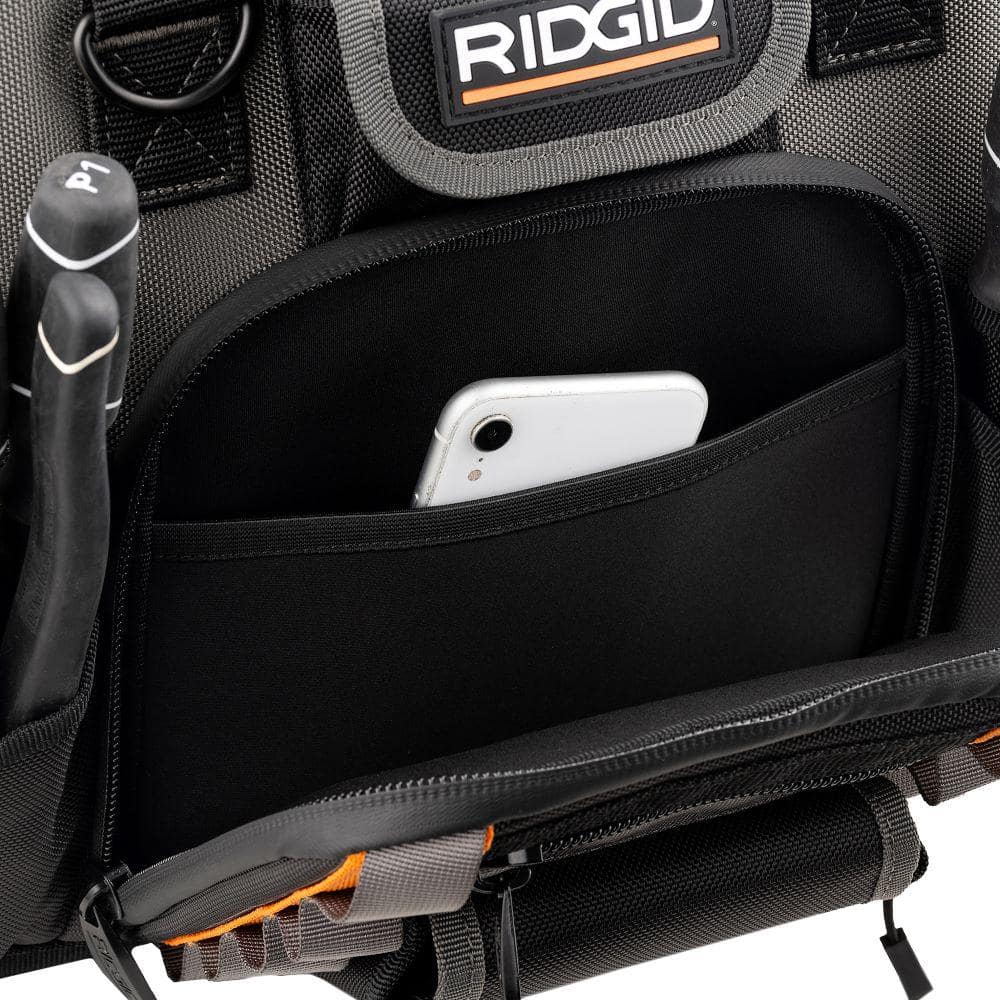 17 in. 62 Pocket Professional Grade Open Top Rolling Tool Bag - Hercitys