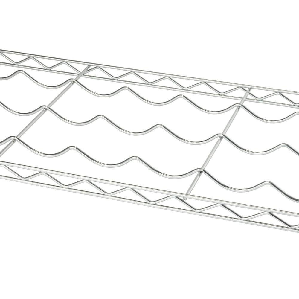 36 in. W x 14 in. D Individual NSF Chrome Color Wine Shelf - Hercitys