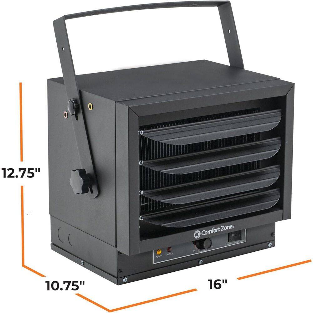 17065 BTU Industrial Fan Heaters Electric Furnace with Wide Air Distribution - Hercitys