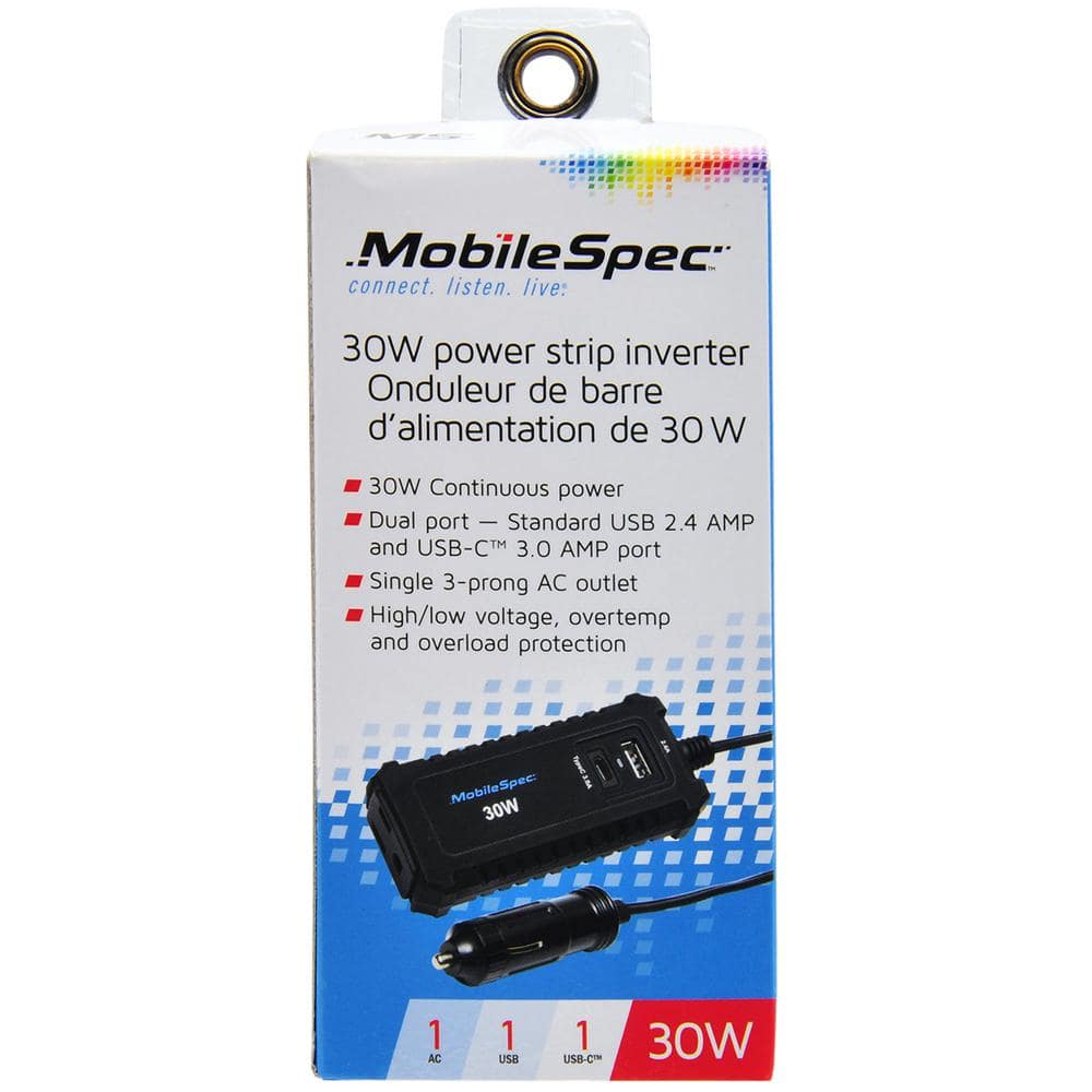 30-Watt Power Strip Inverter - Hercitys