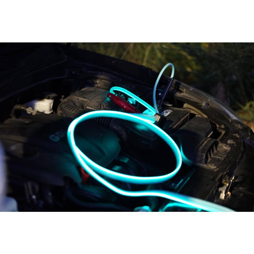 16 ft. 6-Gauge 180 Amp Blue Booster Cables - Hercitys