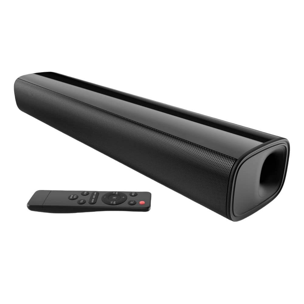 17 in. 40 Watts Small Soundbar for TV Surround System with Bluetooth Optical AUX Connection - Hercitys