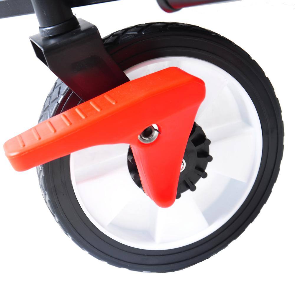 3.6 cu. ft. Metal Garden Cart, Blue - Hercitys