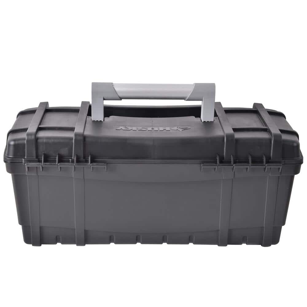 24 in. Hand Tool Box in Black - Hercitys