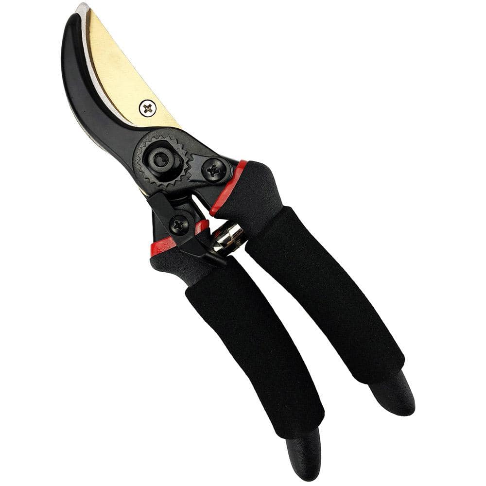 3/4 in. Cutting Capacity, Professional Premium Titanium Bypass Pruning Shears - Hercitys