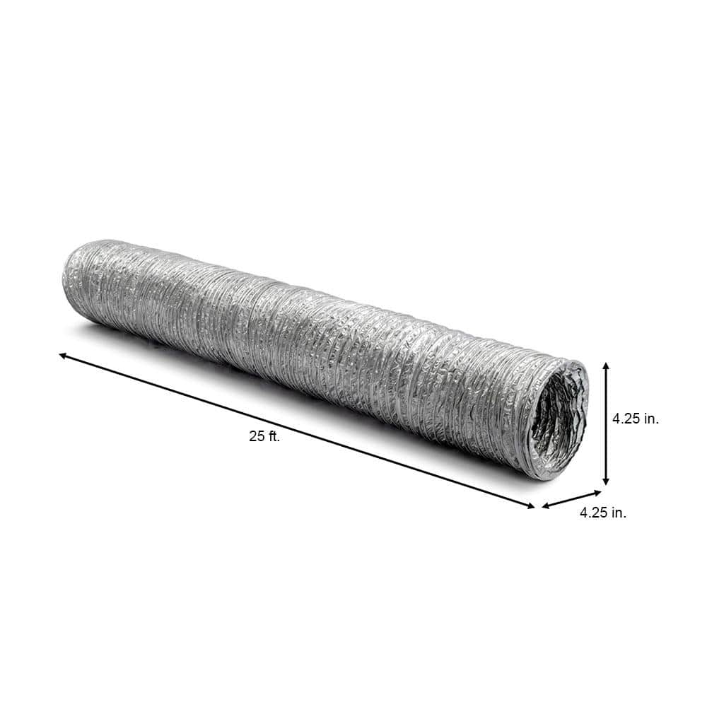 4 in. x 25 ft. Flexible Foil Duct - Hercitys