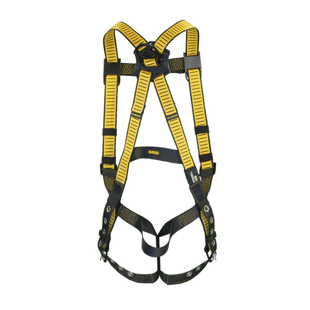 5-Point Fall Protection Harness with Pass-Thru Chest and Leg Buckles - Hercitys