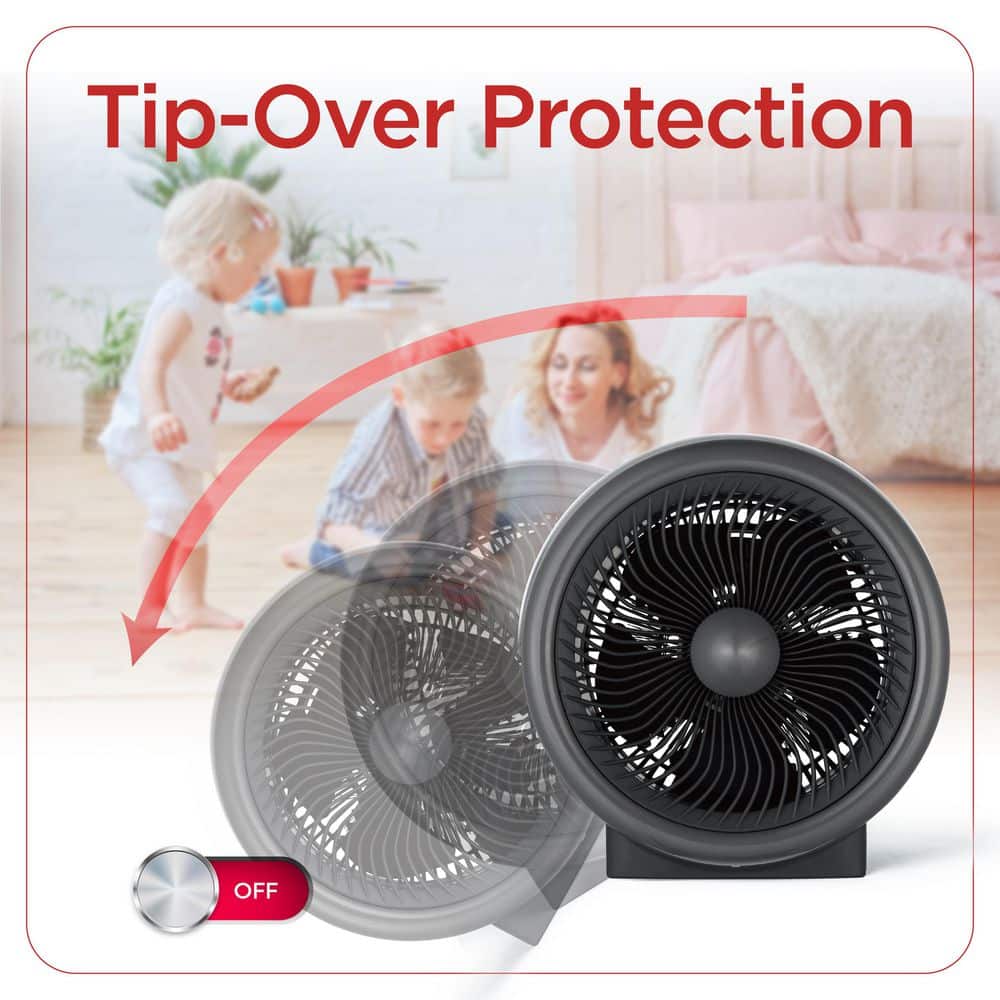 1500-Watt, Digital Turbo 2-in-1 Electric Heater Plus Fan - Hercitys