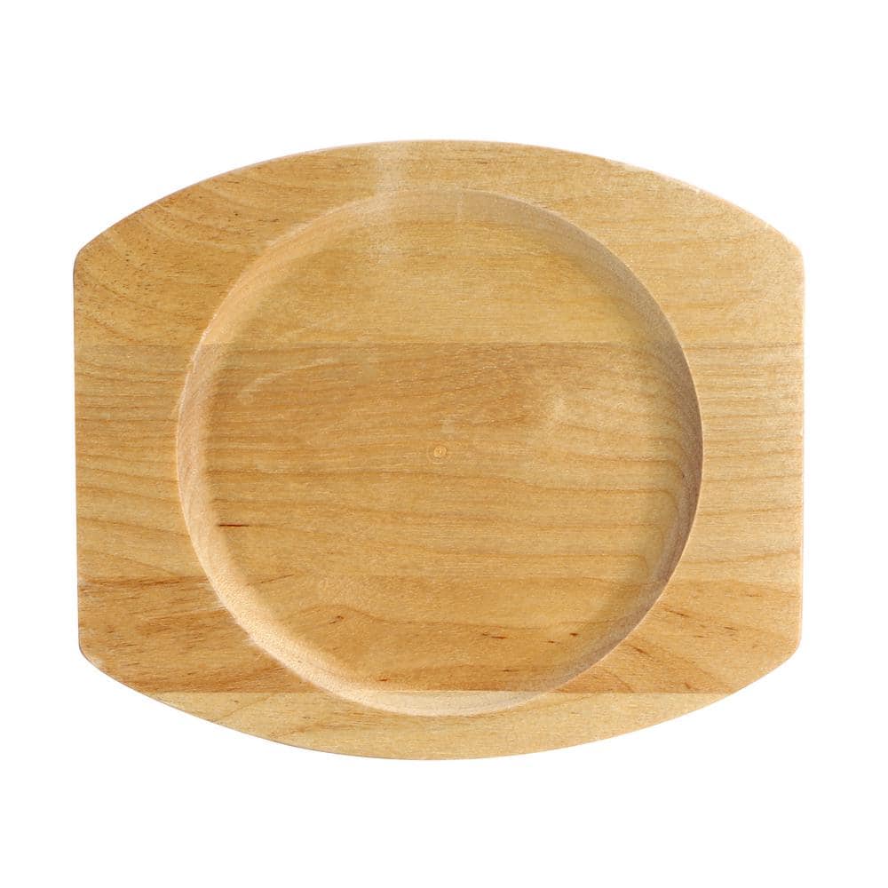 4 Piece Cast Iron 0.25 qt. 8 Ounce Mini Dutch Oven with Wood Tray - Hercitys