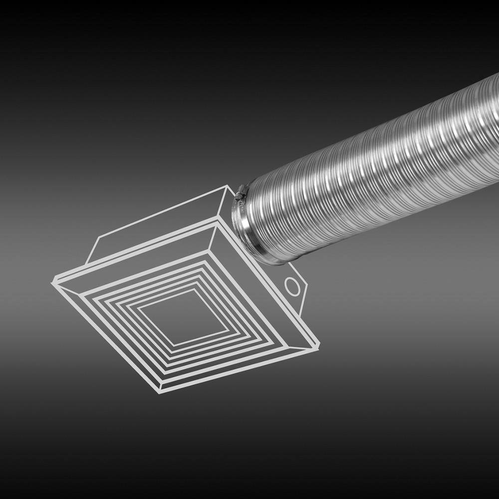 3 in. x 8 ft. Semi-Rigid Aluminum Duct - Hercitys