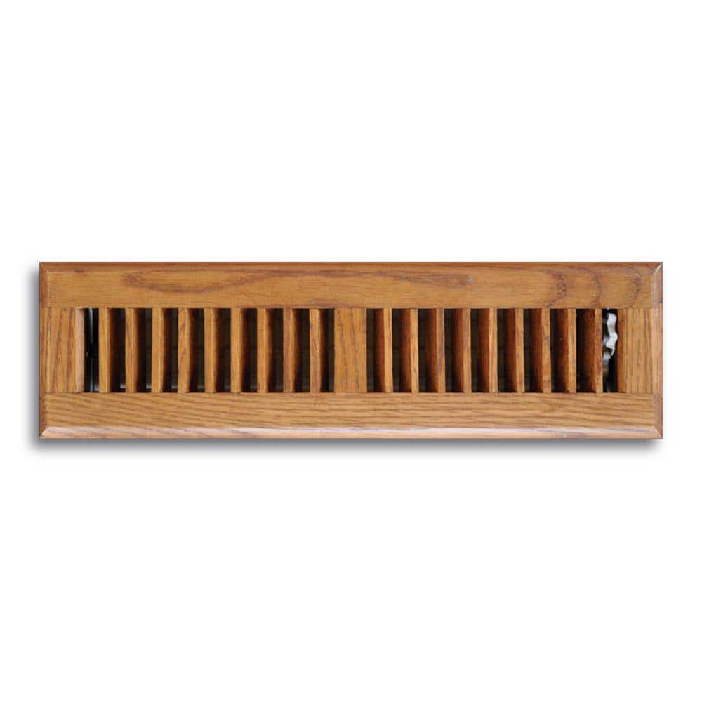 2 in. x 12 in. Oak Floor Diffuser - Hercitys