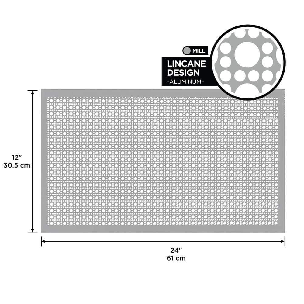 1 ft. x 2 ft. Lincane Mill Aluminum Sheet - Hercitys
