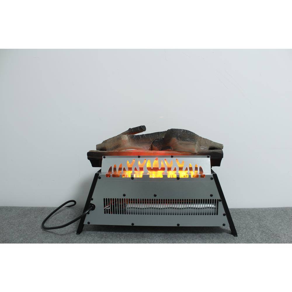 21.53 in. 5,000 BTU Infrared 3D Electric Fireplace Log Set Insert - Hercitys