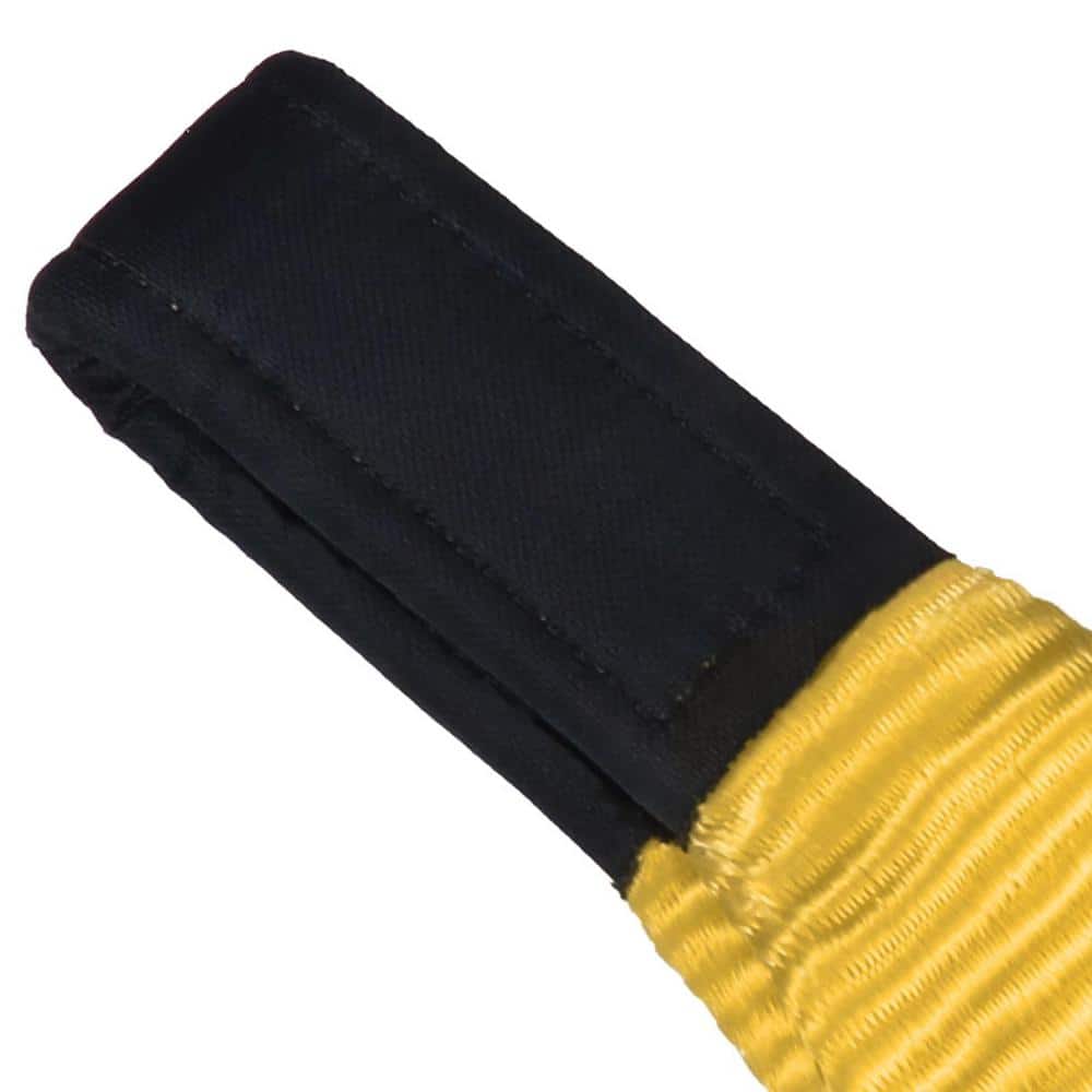 4 in. x 30 ft. x 40,000 LB. Break Strength Recovery Strap Rope w/Loop Ends - Hercitys