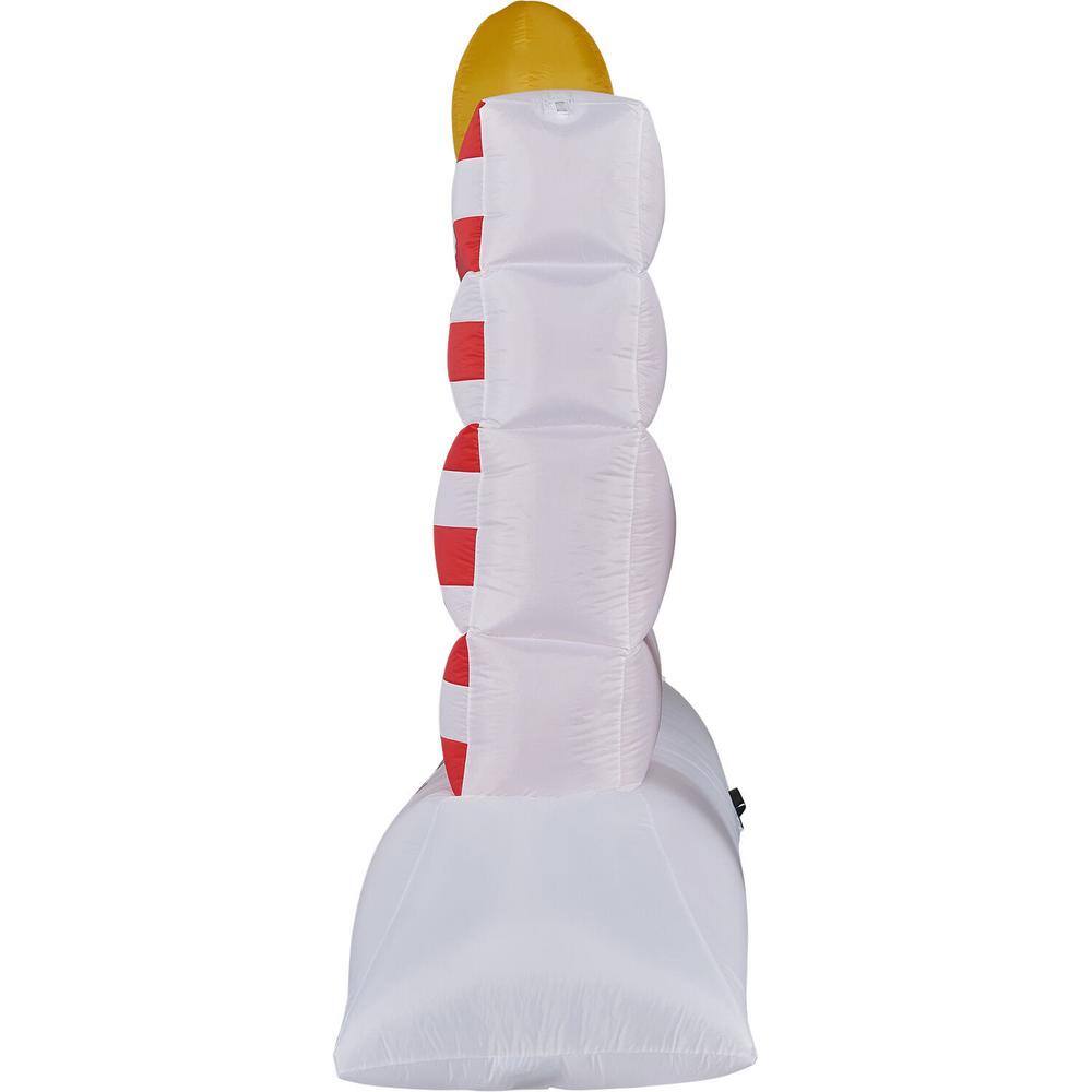 121 in. x 72 in. American Flag Inflatable with Lights - Hercitys