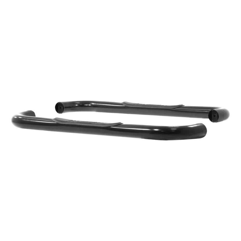 3-Inch Round Black Steel Nerf Bars, No-Drill, Select Chevrolet Blazer FS, Tahoe, GMC Yukon, C, K - Hercitys