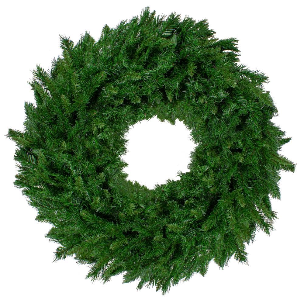 48 in. Lush Mixed Pine Artificial Christmas Wreath – Unlit - Hercitys