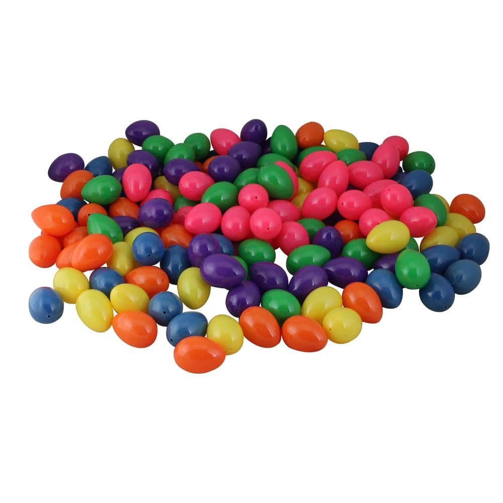 2.5 in. Assorted and Colorful Springtime Easter Egg Decorations (Pack of 150) - Hercitys