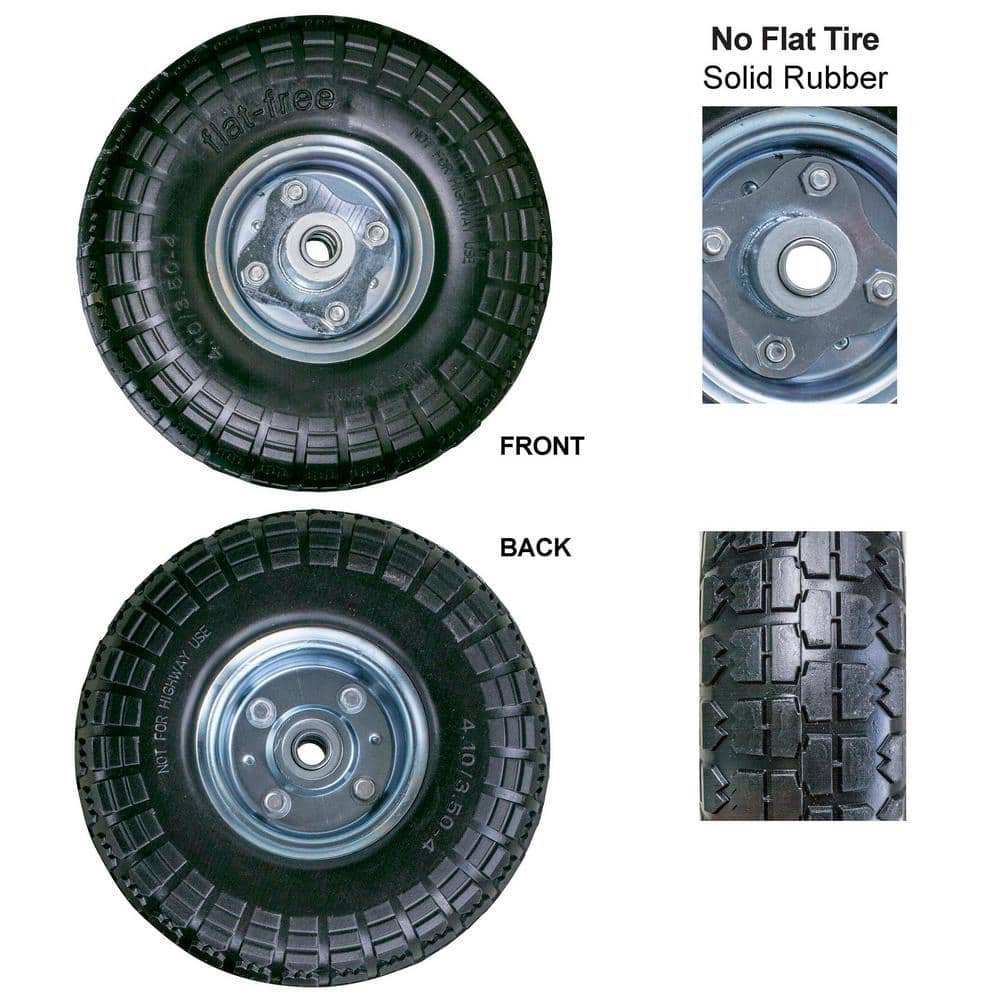 10 in. No Flat Tires (2-Pack) - Hercitys