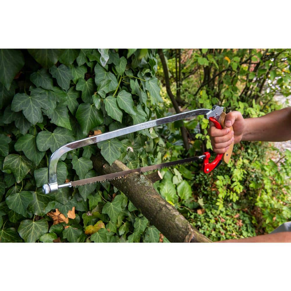14 in. Bow Pruning Saw with Wood Handle, Saw Blade - Hercitys