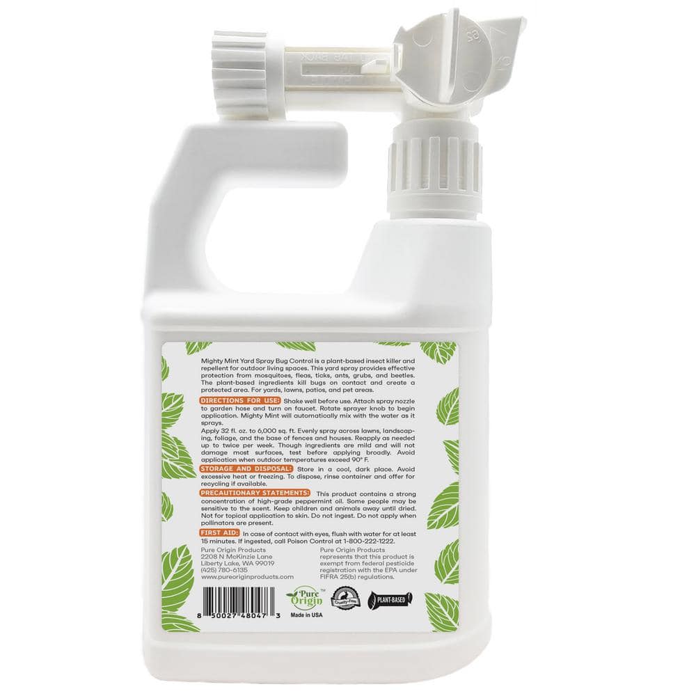 32 oz. Yard Spray Bug Control Peppermint Spray - Hercitys