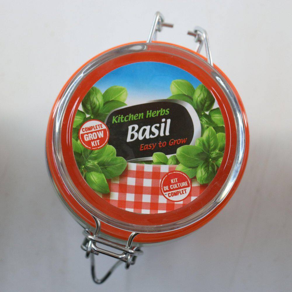 3.3 in. Basil Culinary Kitchen Herb Seed Grow Kit - Hercitys