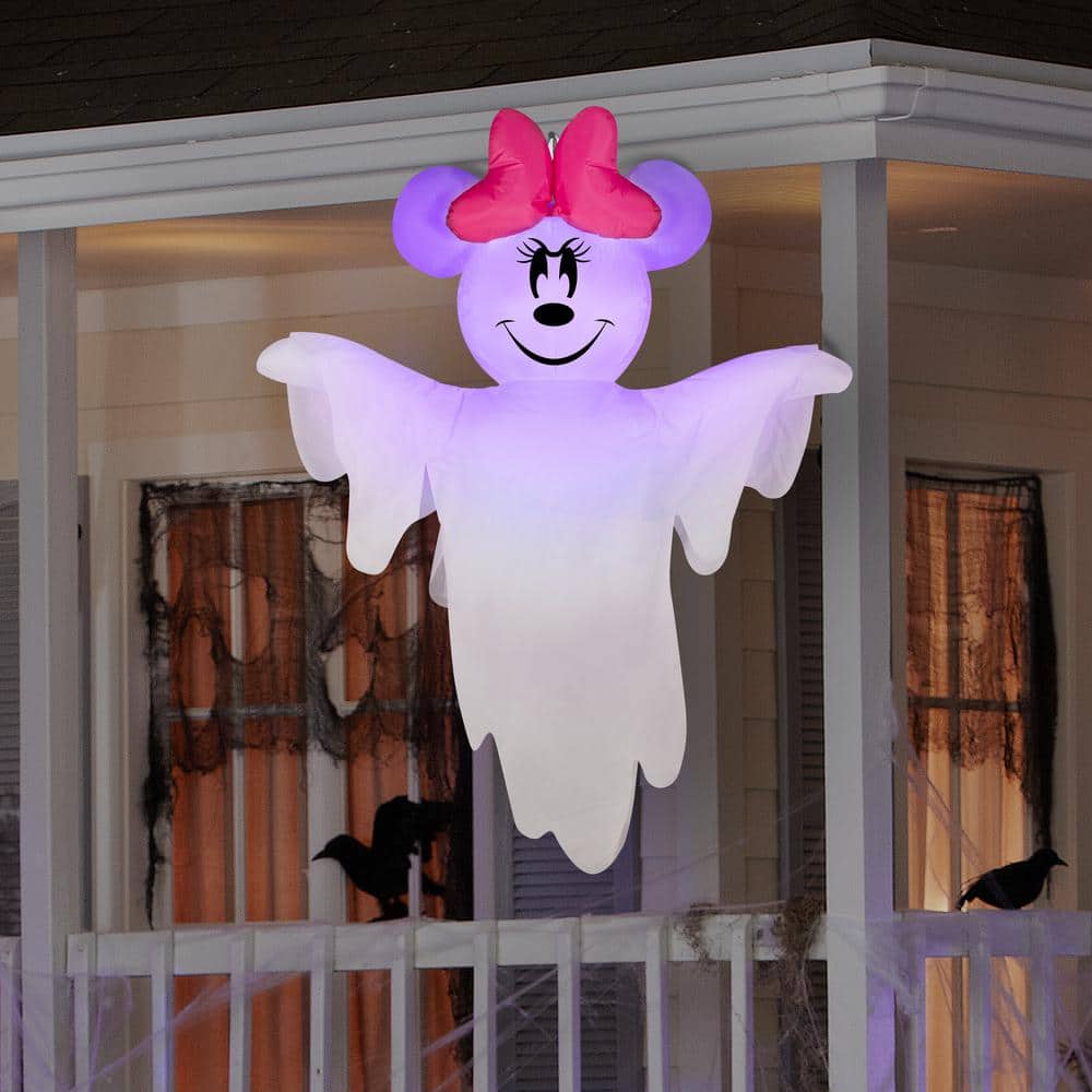 4 ft. Tall Halloween Inflatable Airblown-Hanging Minnie Mouse - Hercitys