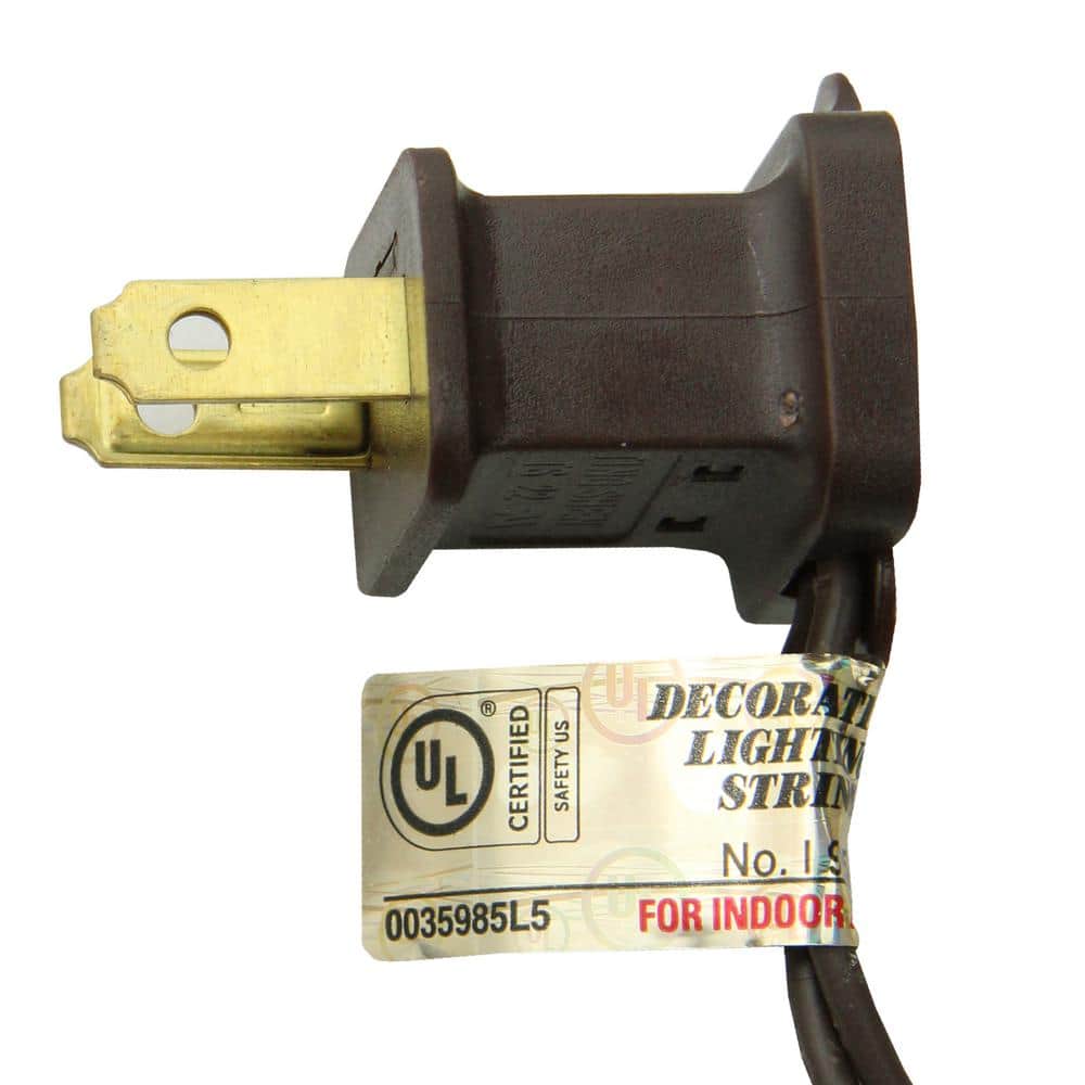 36-Light Clear Incandescent Chili Pepper Cluster Christmas Lights with Brown Wire - Hercitys