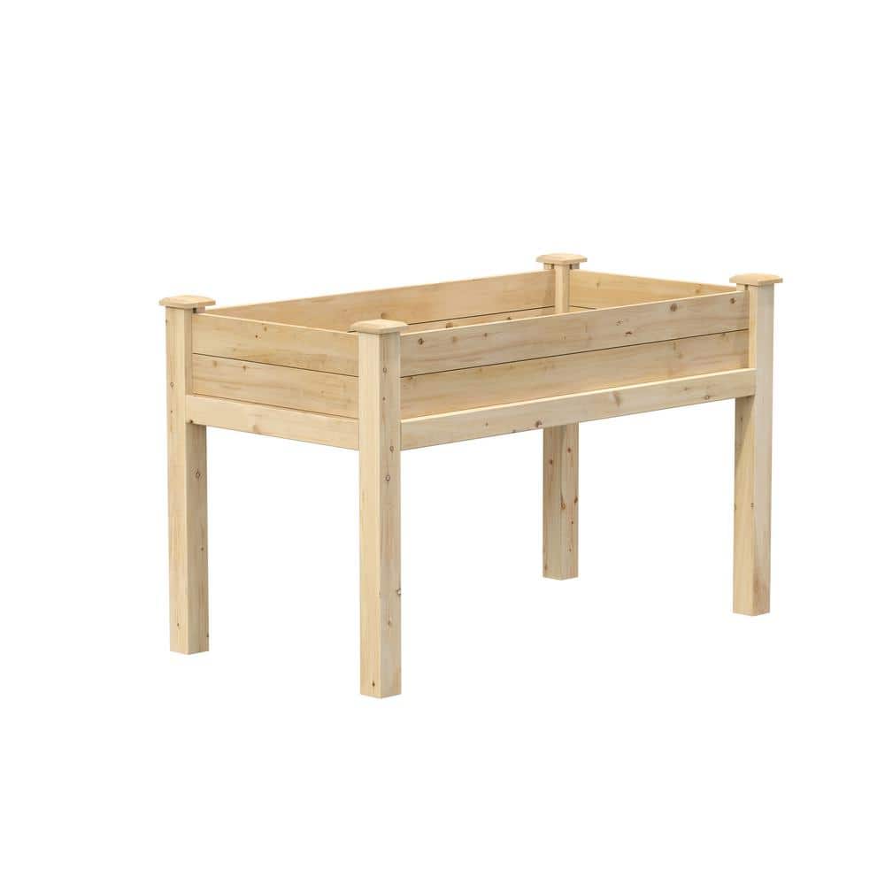 48 in. L x 24 in. W x 31 in. H Original Cedar Elevated Garden Bed - Hercitys