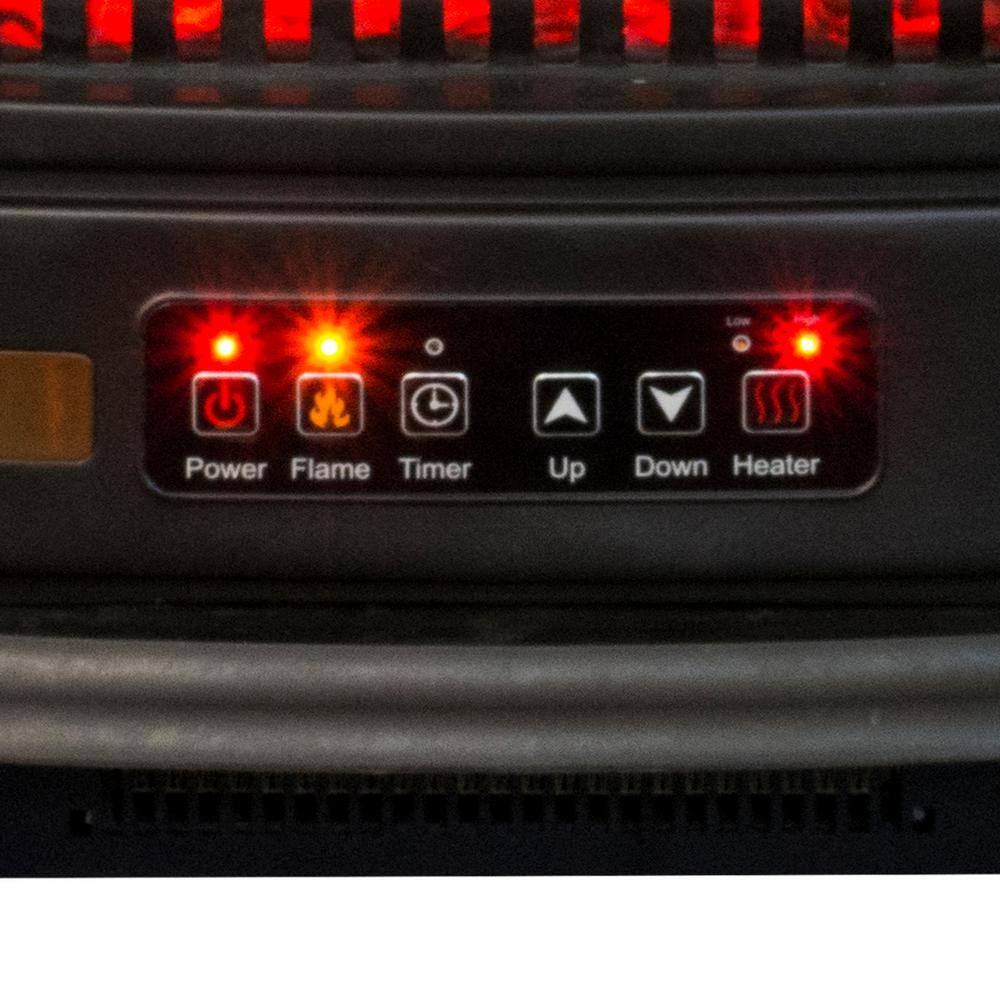 1500W Large Room 3-Sided Mobile Electric Infrared Stove Heaters (Pair) - Hercitys