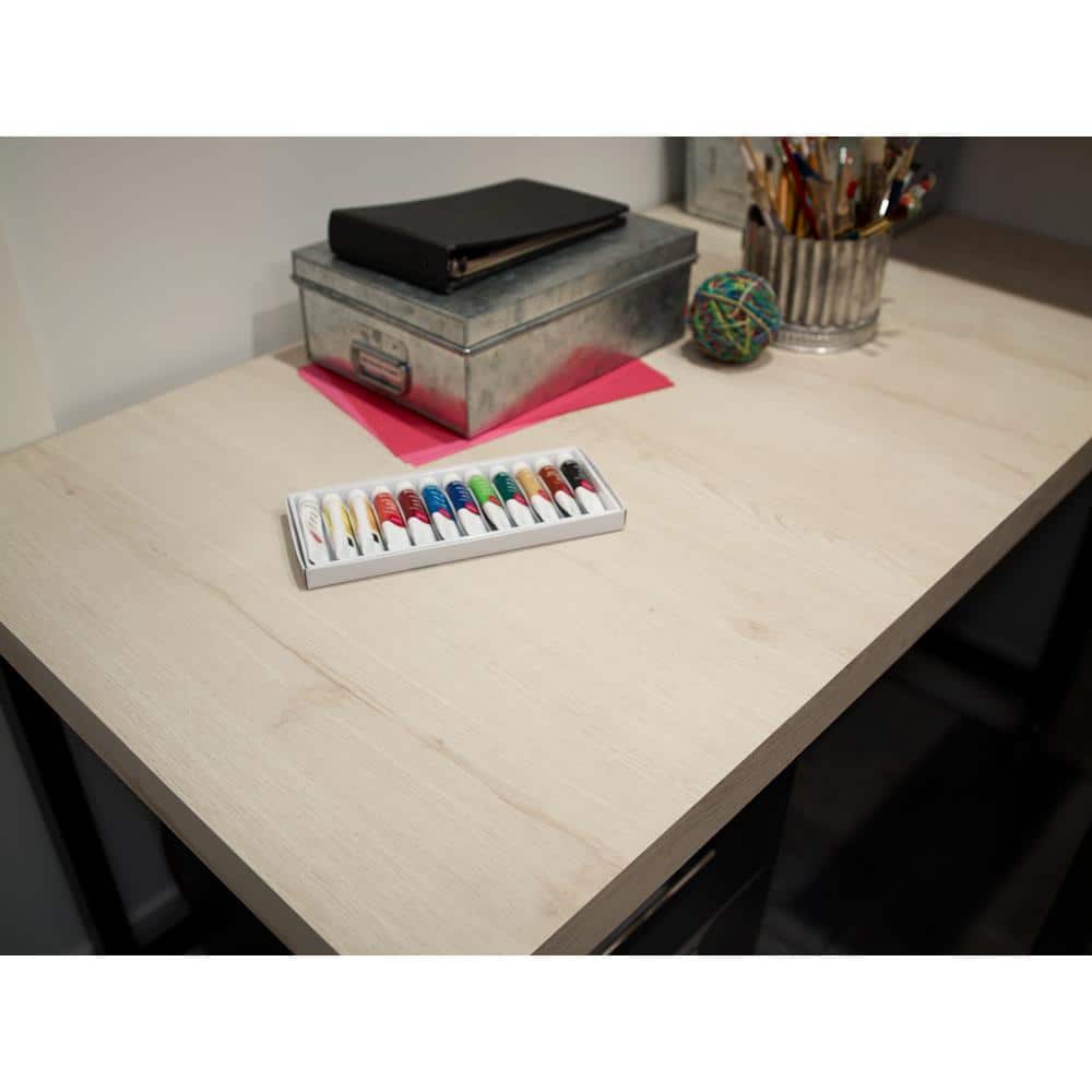 4 ft. x 8 ft. Laminate Sheet in Planked Raw Oak with Premiumfx Pure Grain Finish - Hercitys