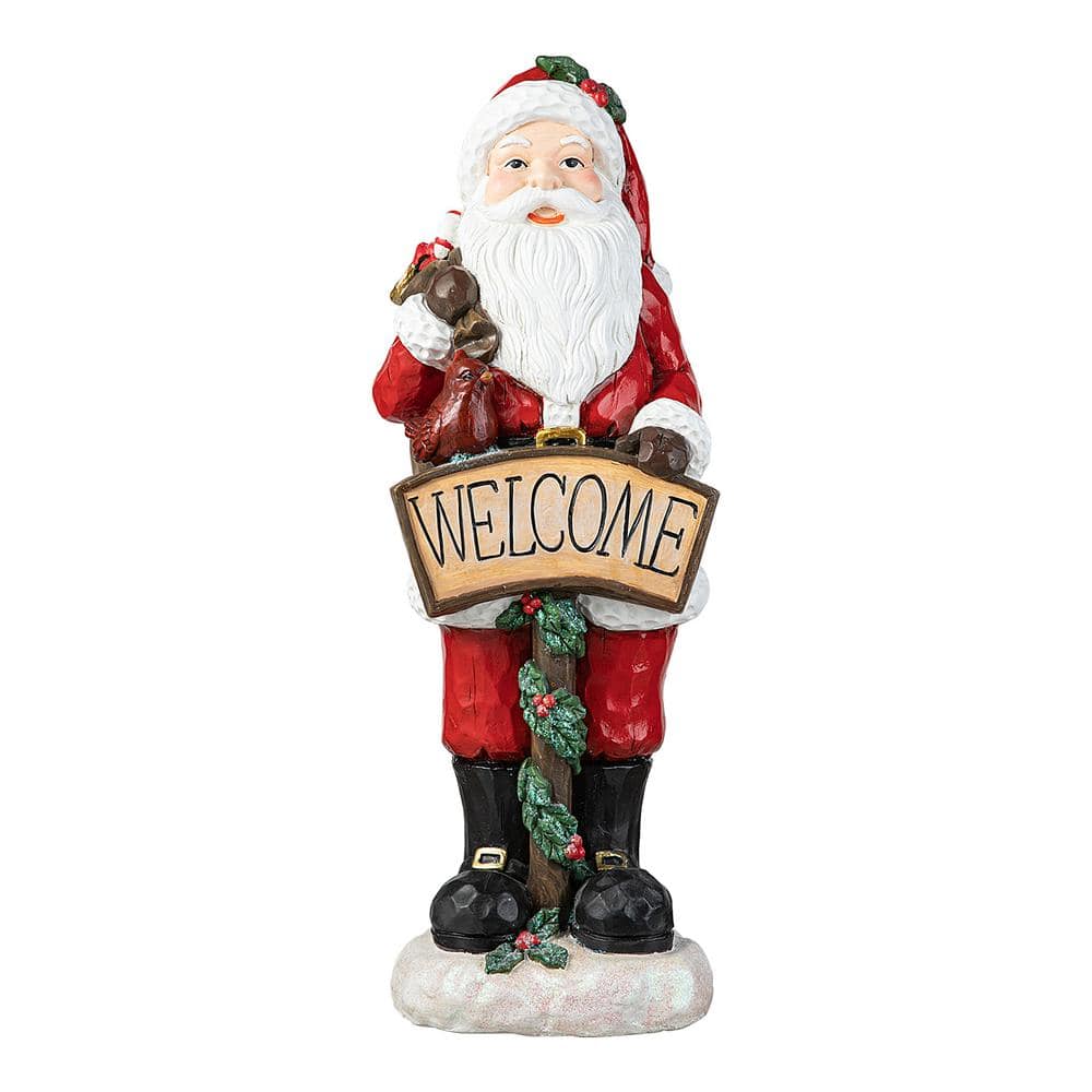 28 in. H MGO Christmas Santa Porch Decor - Hercitys