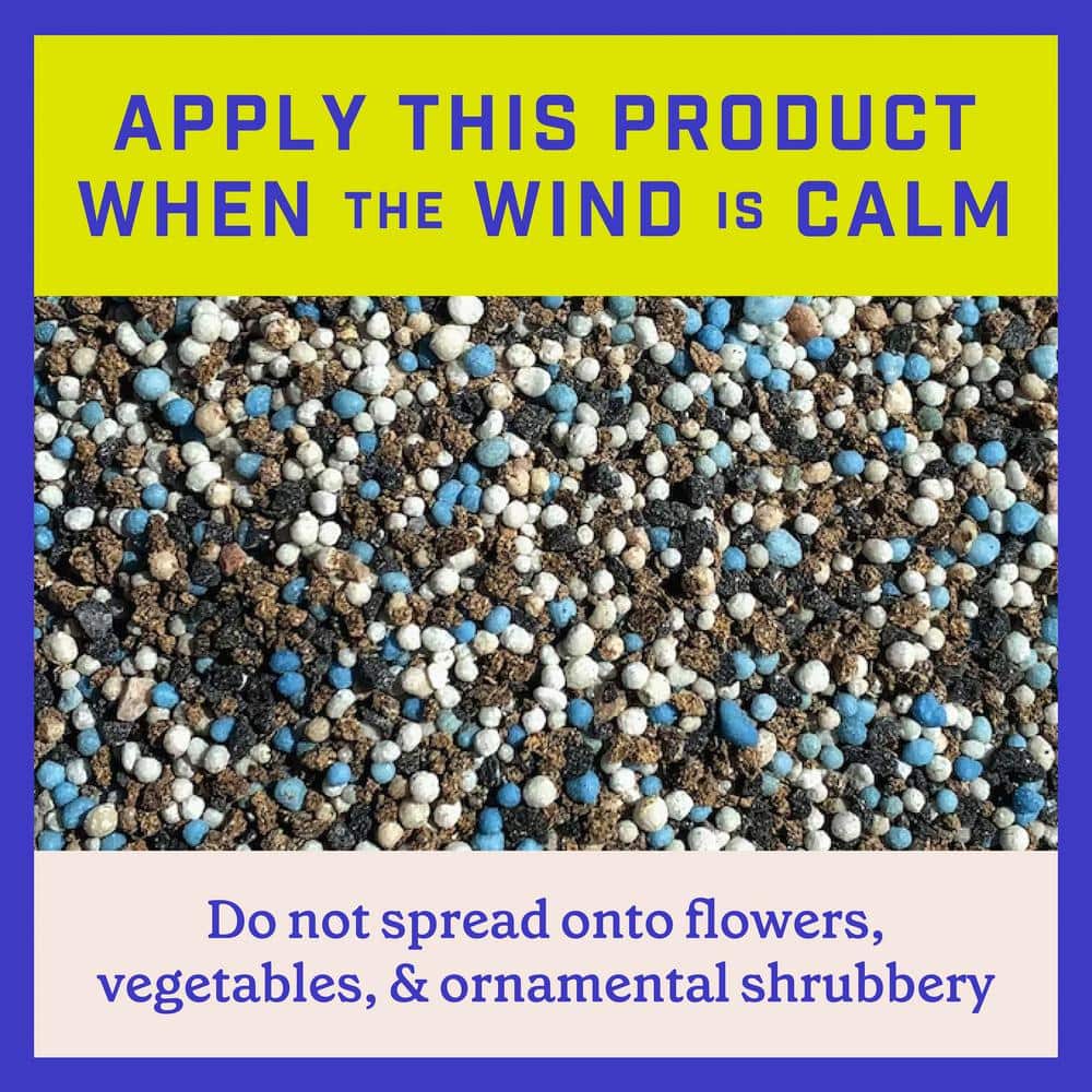 14.4 lbs. 4,000 sq. ft. Full Season Weed and Feed Lawn Fertilizer Granules Plus Crabgrass Control 25-0-8 - Hercitys