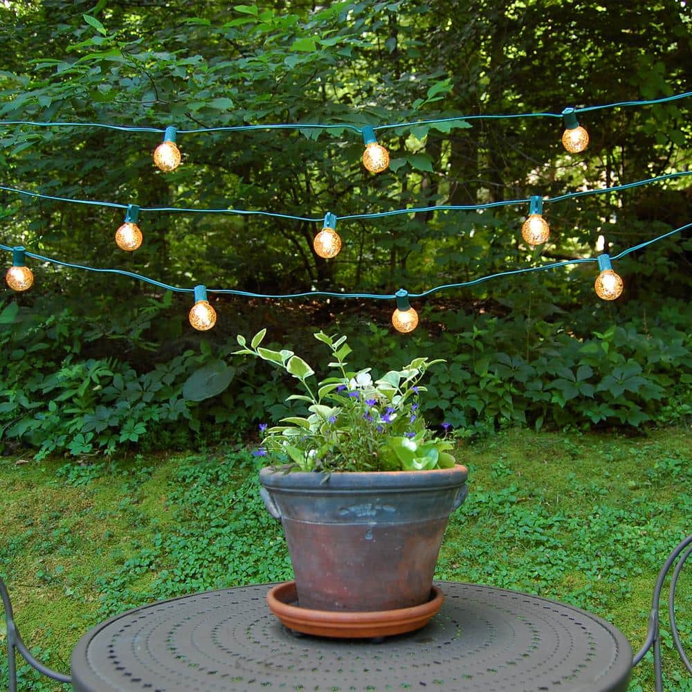 25 ft. 25-Light Gold Mercury Globe String Lights - Hercitys