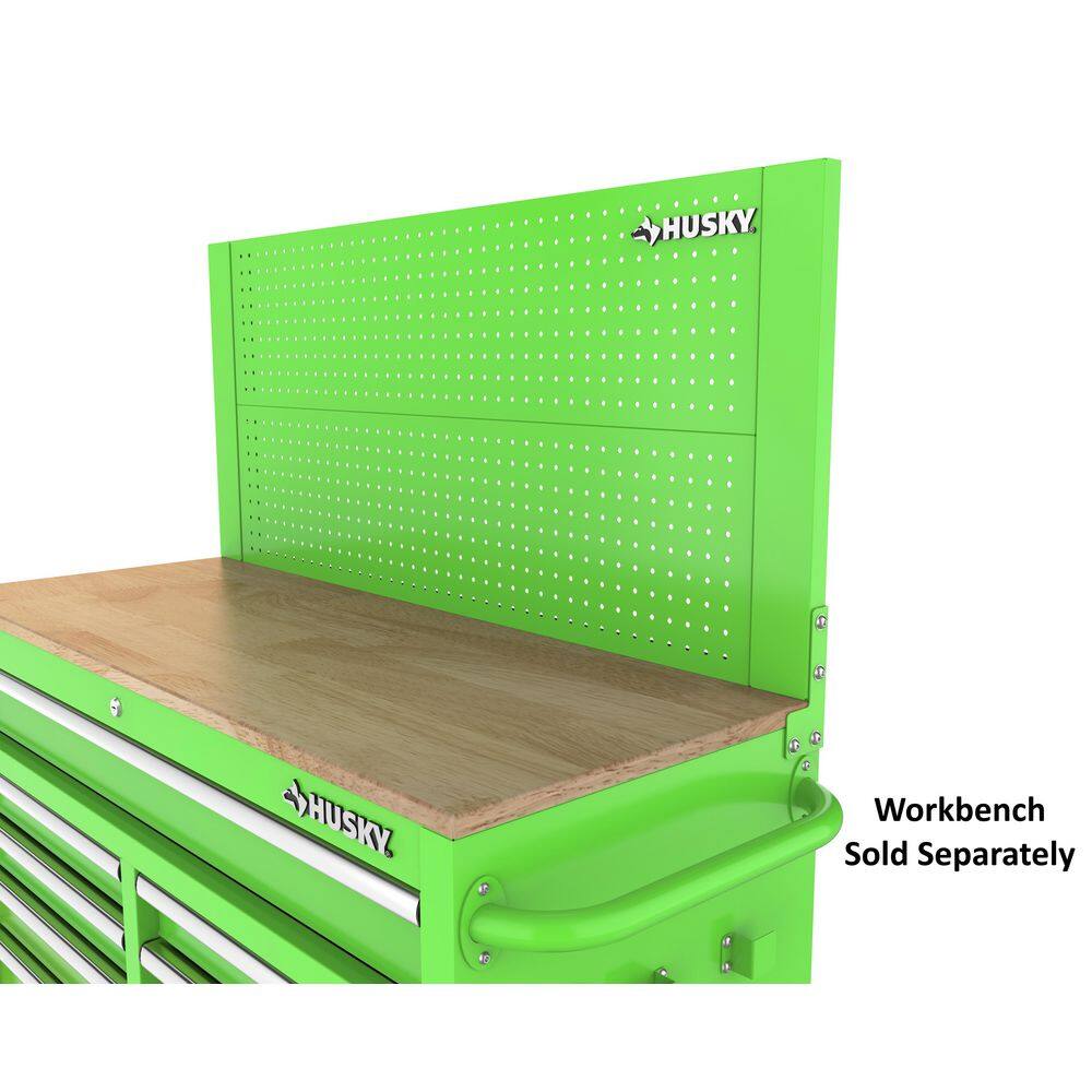 46 in. Gloss Green Steel Pegboard Attachment - Hercitys