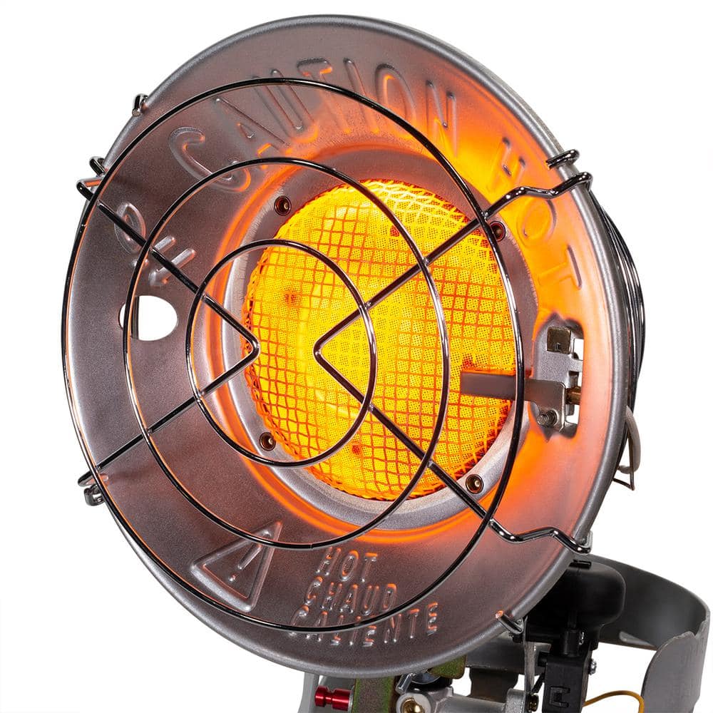 15,000 BTU Radiant Single Burner Tank Top Propane Heater with Variable Heat - Hercitys