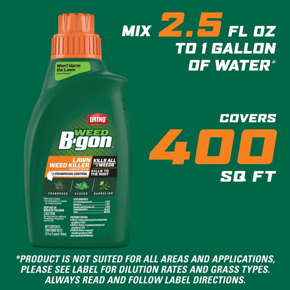 32 oz. Weed B Gon Plus Crabgrass Control Concentrate - Hercitys