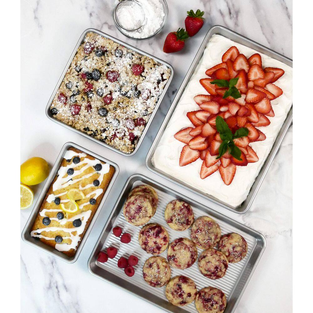 4-Piece Seamless Bakeware Set - Hercitys