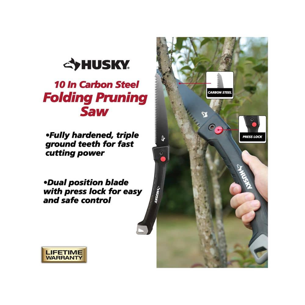10 in. Carbon Steel Blade Folding Pruning Saw - Hercitys