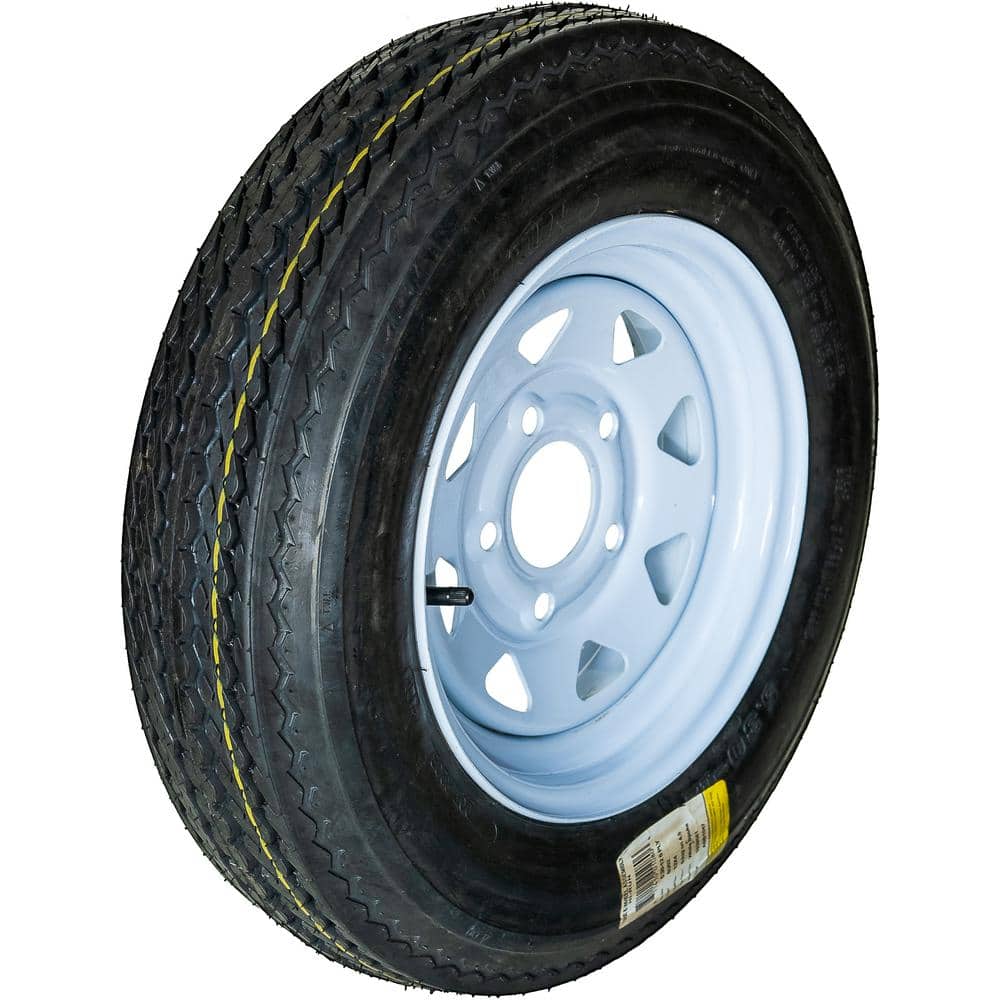 5 Hole LRC 50 PSI 5.3 in. x 12 in. 6-Ply Tire and Wheel Assembly - Hercitys