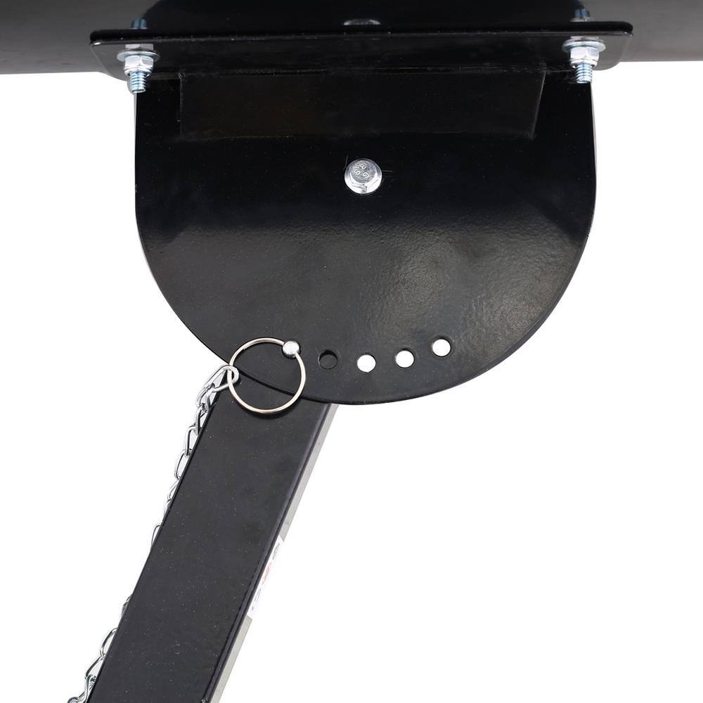 40 in. Metal Handle Bi-Metal Snow Shovel in Black - Hercitys