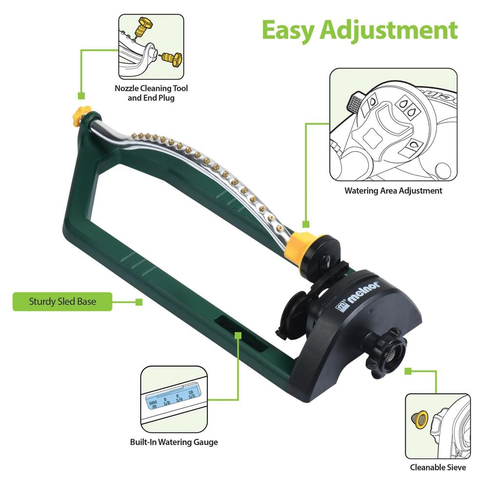 3,400 sq. ft. Oscillating Sprinkler - Hercitys