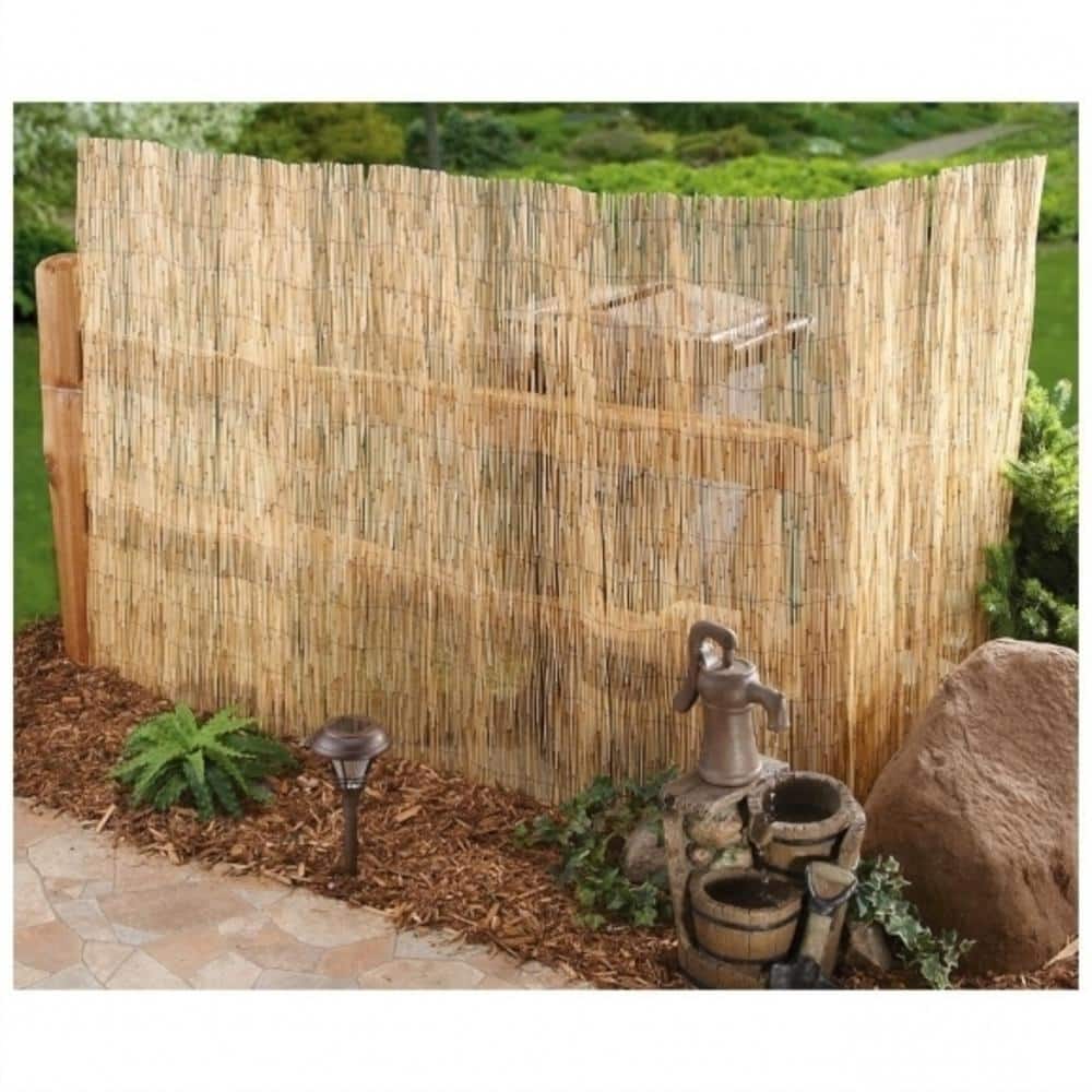 3 ft. H x 14 ft. L Natural Reed Garden Fence - Hercitys