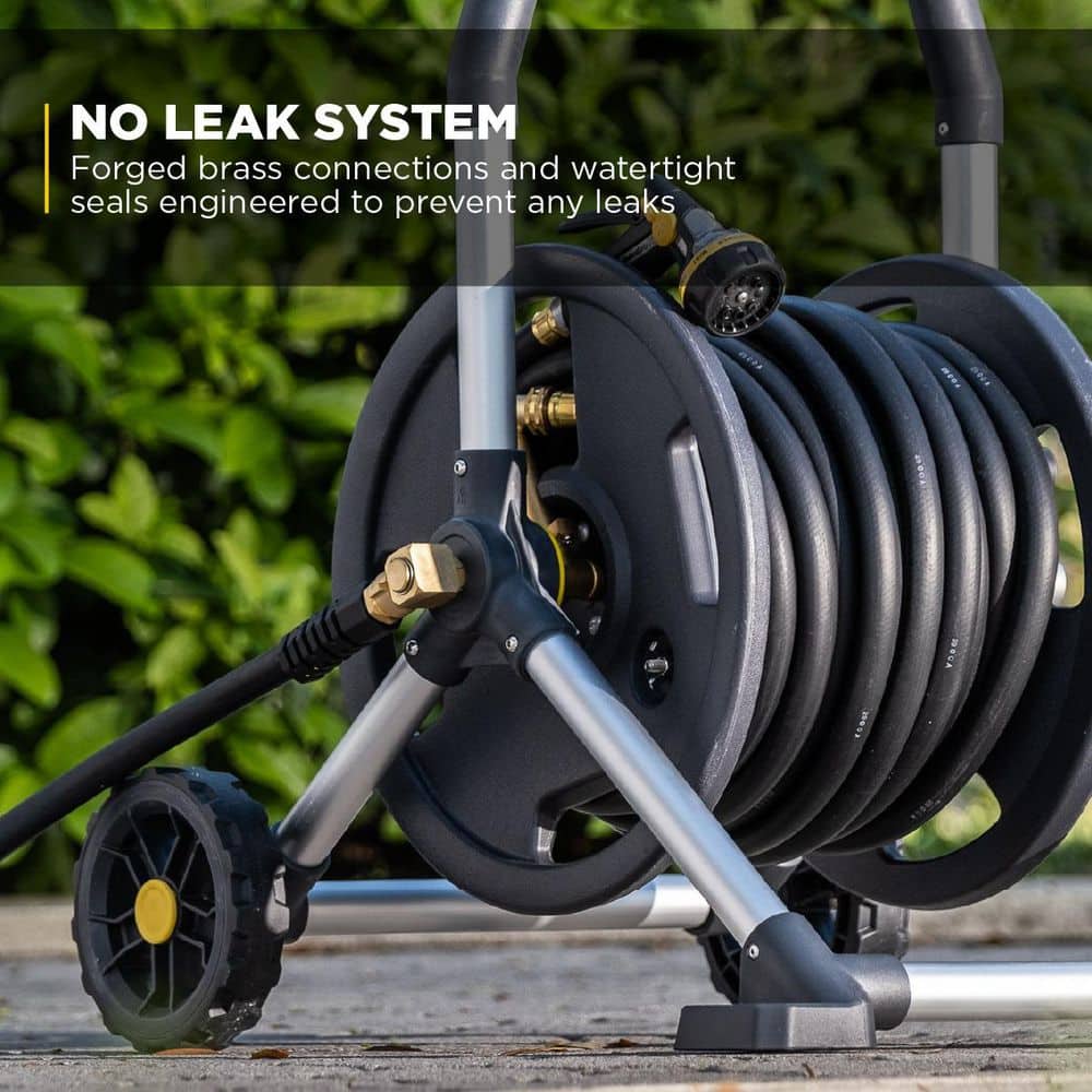 175 ft. Aluminum Zero Rust Mobile Hose Reel - Hercitys
