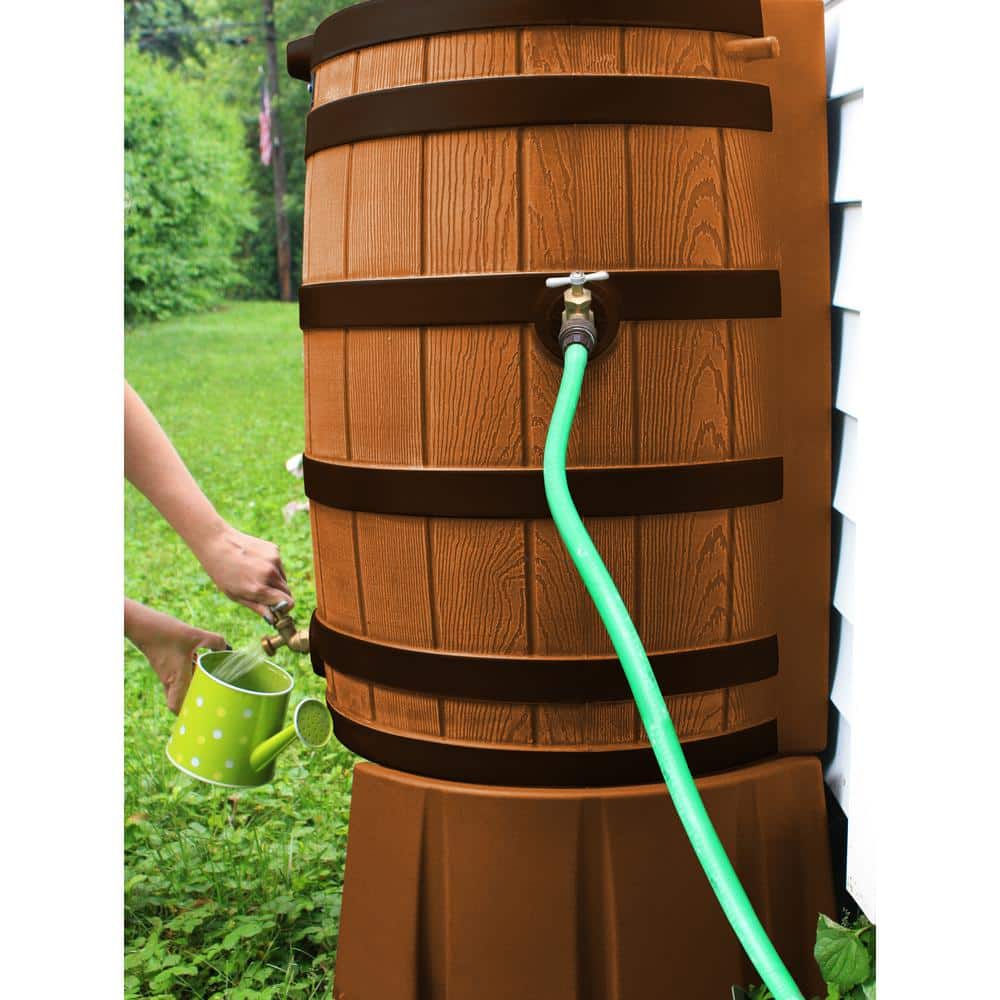 50 Gal. Terra Cotta Rain Barrel Stand - Hercitys