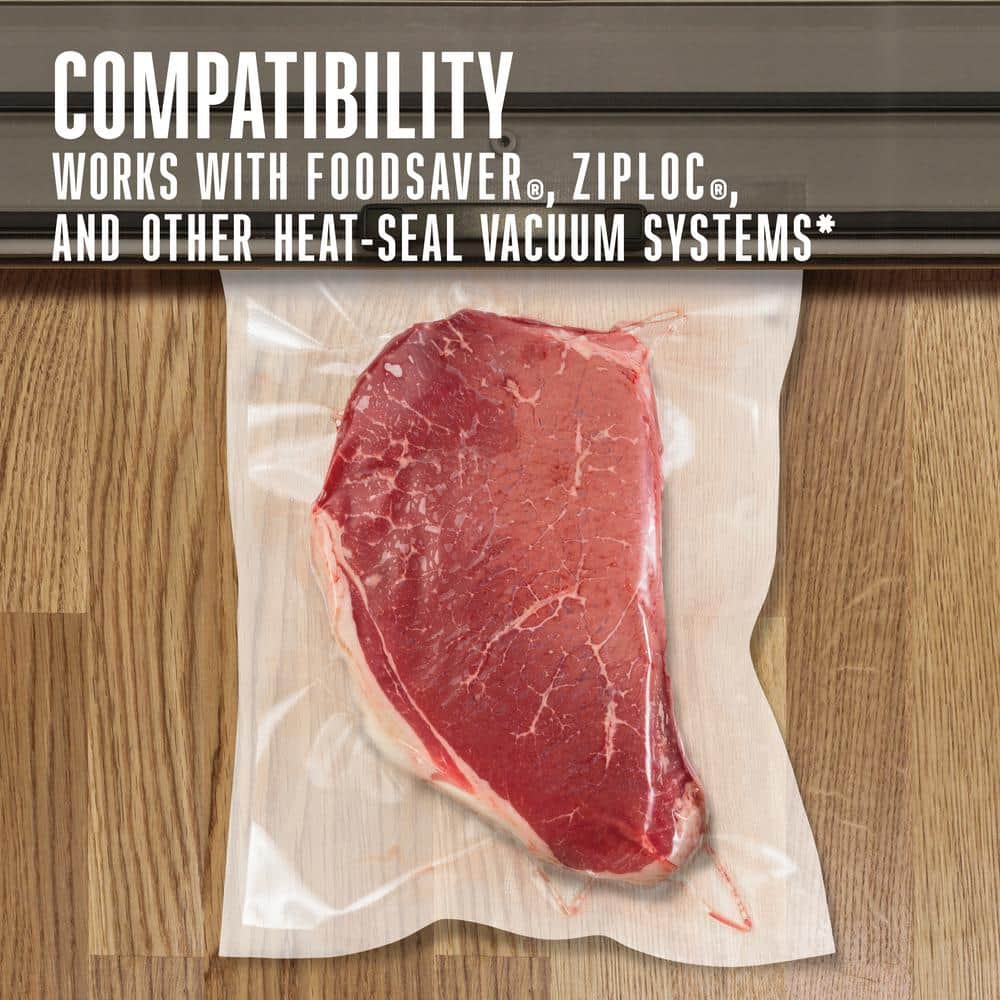 11 in. x 16 in. Vacuum Sealer Bags (100-Pack) - Hercitys