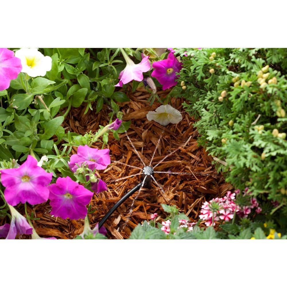 0-13 GPH Full Circle Pattern Micro Bubblers on Stake (20-Pack) - Hercitys