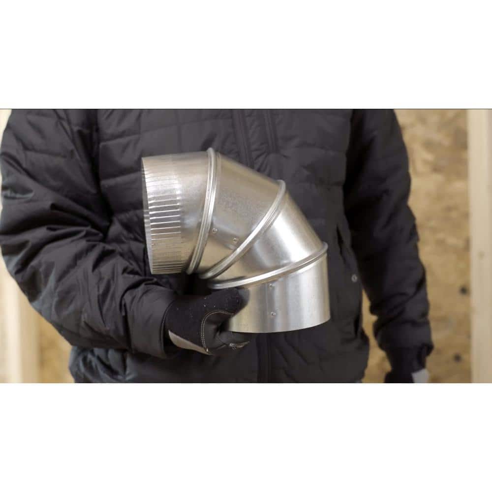 26-Gauge 14 in. 90-Degree Adjustable Elbow - Hercitys