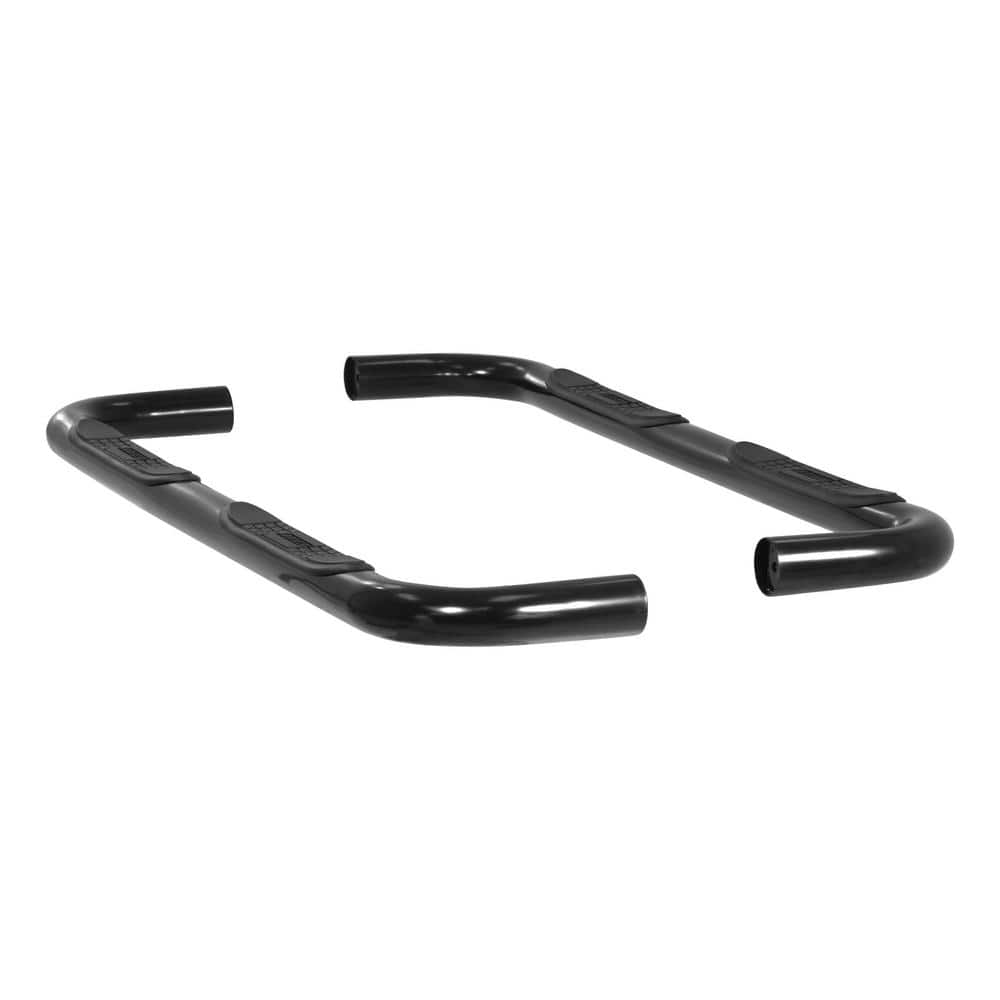 3-Inch Round Black Steel Nerf Bars, No-Drill, Select Toyota Tundra - Hercitys