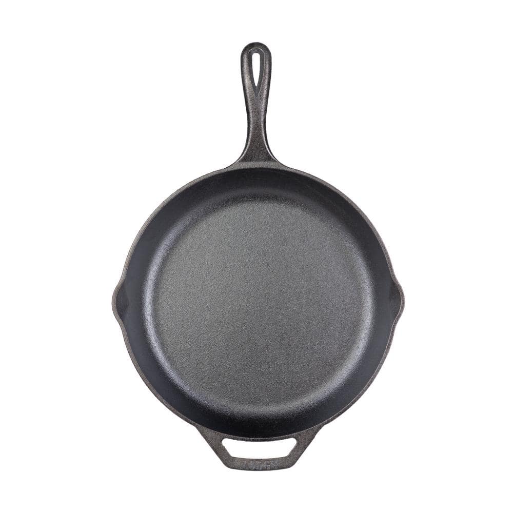 12 in. Cast Iron Chef Style Skillet - Hercitys